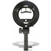 Topiky Supporto per supporto per staffa a forma di S con impugnatura manuale per Bowens Flash Softbox Riflettore Accessori per studio fotografico