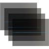 BENECREAT 4 Foglio Adesivo di Pellicola Polarizzata Da 20x15cm, Filtro Polarizzatore Lineare In Materiale PVA Grigio per La Riparazione di Schermi LCD, Didattica Della Fisica, La Fotografia