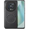 Generico Copertura Compatibile con Honor Magic 5 Pro PGT-AN10 PGT-N19 copertura tasti cover CASE protezione Back Cover in plastica rigida cornice in GEL TPU NERO