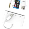 Aksenli Lettore di Schede SD Adattatore USB(5 in 1) per Apple Lightning a 3.5mm per iPhone 14 Micro SD Card Reader Ricarica OTG 3.0 Cavo per iPad Fotocamera TF Memory Trasferire Adapter AUX Jack Audio Cuffie