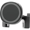 craVeDRIVE Supporto magnetico per cellulare con funzione di ricarica, compatibile con Volvo XC60 (2017 - 2025), auto I 360° 15 W, ricarica rapida senza fili, nero magnetico, per Volvo XC60 II