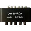 WEITAI AU-105RCA Distributore Audio Mixer Audio Stereo 1 Ingresso 5 Uscita Distributore Audio Multicanale per Controlli Volume RCA