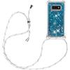 YAMCCCSE Custodia per Cellulare con Corda per Samsung Galaxy S10e Case, Liquido Sabbie Mobili Bumper TPU Cover con Collana Practical Stylish/Necklace Cordoncino Cordino Tracolla