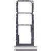 Generico Ricambio Carrello Vassoio alloggio tray Compatibile con NOKIA C31 TA-1497 TA-1493 TA-1499 porta scheda nano Sim1+ SIM 2 + SLOT SLITTA Alloggio Memoria Micro Sd CARD (Silver)