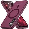 Vansdon Cover Magnetica per Samsung Galaxy A16 4G/5G-Borgogna