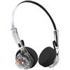 MONDO Freestyle On-Ear Cuffie , Bluetooth 5.3, ENC, Driver da 36 mm, Stile Retro anni '80, Transparente
