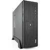 TooQ TQC-3006DU3C - Custodia per computer, 2 x USB 3.0, 500 W, lettore di schede laterale, colore nero