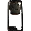 senza marchio Generico Ricambio compatibile con Xiaomi Redmi Note 10 5G M2103K19G, M2103K19C MIDDLE FRAME SCOCCA TELAIO CENTRALE CON CORNICE LATERALE+TASTI VOLUME Nero