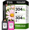 ECHALLENGE 304XL Cartucce di ricambio per stampanti HP 304 304 XL Multipack per HP Envy 5030 5032 5000 DeskJet 2600 2620 2630 3750 3760 5010 5032 3720 5020 3762 2633 3 730 3 733