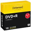 Intenso 4111652 Dvd+R da 4.7 GB, Argento