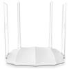 Tenda AC1200 Dualband WLAN Router AC5 V3.0 (867Mbit/s 5GHz + 300Mbit/s 2,4GHz, IPV6, Parental Control, Rete Ospiti, 4 antenne esterne da 6dBi, WPS), Colore Bianco