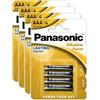 PANASONIC Confezione da 4 blister da 4 batterie alcaline Power Bronze LR03 AAA 1,5 V