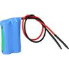 Akkuman.de Akkutechnik vom Fachmann Batteria 2,4 V, 2200 mAh, F1 x 2, cavo aperto, universale, batteria 2,4 Volt