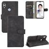 generale Custodia compatibile con HUAWEI P SMART (2019) / honor 10 LITE/POT-LX3 POT-LX1 POT-AL00 COVER flip STAND LIBRO GEL protezione magnetica TPU eco pelle PORTAFOGLIO (Nero)