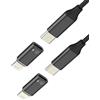 Aksenli Adattatore OTG Cuffie USB C Femmina a Lightning Maschio(2 pack)per iPhone 14 13 12 Pro Max per Apple Cavo Jack Type C Audio Dati Trasferimento Adattatori Aux Convertitore per iPad Ricarica Caricatore