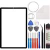 Duotipa Riparazione del display in vetro frontale compatibile con Samsung Galaxy Tab S6 SM-T860, SM-T865 10,5 pollici + strumenti (senza display e digitalizzatore) con adesivo OCA