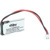 vhbw batteria sostituisce Intercom BatLi11, MTU01X per sistema d'allarme (90mAh, 3,7V, Li-Poly)
