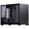 Jonsbo D32 STD Case PC Nero | Mini Case per Micro-ATX con vetro temperato, compatibile Back-Connect, forte flusso d'aria, compatto e stiloso per build da gaming