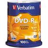 Verbatim DVD-R 4.7GB 16X Branded 100pk Spindle
