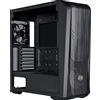 Cooler Master MasterBox 500 PC Case - Mid-Tower, FineMesh Front Intake, ARGB 120mm, Top Rimovibile, Pannello Laterale Vetro Temperato, Raffreddamento Versatile, Supporto per Componenti, Rear Fan 120mm