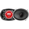 MTX TX669C Haut-parleurs coaxiaux 16x23cm 6x9 2 voies 120W RMS 4O chassis alu tweeter neodyme dome soie bobine TSV TIL