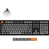 Keychron K10 MAX RGB Tastiera meccanica wireless sostituibile a caldo - 2,4 GHz/Bluetooth/USB-C, interruttore marrone, telaio in plastica ABS, design full size (108 tasti), nero