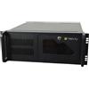 Techly 305519 Chassis Industriale per Computer Montaggio a Rack 4U profondità 499mm Nero