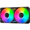 Cooler Master SickleFlow Edge 240 Custodia per PC aRGB a telaio singolo | Ventola di raffreddamento a liquido, 240 mm, comodo cavo modulare singolo, PWM 2.050 RPM, pale per bilanciamento dell'aria