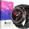 Blueshaweu Pellicola protettiva compatibile con LEMFO Smartwatch da 1,39, da uomo, C21 Pro, durezza 9H, pellicola protettiva in vetro temperato [3 pezzi] per smartwatch LEMFO C21 PRO (HD)