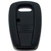 Lage [Portachiave] Guscio in Silicone per Chiave Fiat Punto Panda Bravo Brava 500 600 Stilo Doblò Marea Idea Scudo Ducato (vedere compatibilità nelle foto) Telecomando 1 Tasto (Nero)