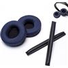 Voarmaks Set di cuscinetti auricolari arcobaleno compatibili con le custodie in schiuma per cuffie Sennheiser HD25 HD250BT HD25-ll HD25S Il HMD25 (set in poliestere blu)