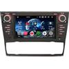 Erisin 8-Core 4GB+64GB 7 pollici IPS Schermo Tattile Android 14 Autoradio Bluetooth GPS Navigatore per BMW Serie 3 E90 E91 E92 E93 M3 Supporto CarPlay Android Auto WiFi 4G DSP DAB+ USB FM OBD2 Canbus