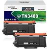 SINOPRINT TN3480 TN-3480 Toner compatibile per Brother TN3480 TN 3480 TN-3430 TN3430 TN 3430 Toner per Brother HL-L5100DN MFC-L5750DW HL-L5000D HL-L5200DW HL-L6400DW MFC-L570DN MFC-L570DN 5700DW (2