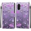 KENHONER Custodia per Samsung Galaxy A18/ A17/ A26 5G, fiore | Portafoglio Pelle PU, Magnetica, Resistente Agli Urti, Scomparto Carte Credito, Pieghevole, Flip Libro, Motivo