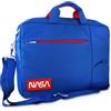 Atlantis NASA edition Borsa notebook 15.6 pollici a tracolla, imbottitura interna, vano porta documenti, tasca esterna per accessori, fascia per aggancio Trolley . Cinghia a tracolla, colore blu.