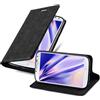 Cadorabo Custodia Libro per Samsung Galaxy S4 MINI in NERO DI NOTTE - con Vani di Carte, Funzione Stand e Chiusura Magnetica - Portafoglio Cover Case Wallet Book Etui Protezione