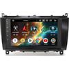 GONFEN 8 Core 4GB+64GB Android 16 DAB+ Autoradio Navigatore per Mercedes BENZ Classe CLK W209 C209 A209 2005-2009 GPS Supporto senza fili CarPlay Android Auto WiFi 4G Bluetooth 5.0 Canbus 8 IPS Touchscreen