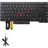 Table-King Tastiera di ricambio con retroilluminato per Lenovo Thinkpad T14 Gen1 Gen2/P14S Gen1 Gen2 (US)