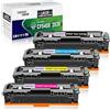SINOPRINT 203X Compatibile con HP 203X CF540X 203A CF540A per HP M281fdw Toner per HP Color Laserjet Pro MFP M281fdw M254dw M254nw M281fdn M280nw M281cdw M254dn (nero, ciano, giallo magenta, 4dn )