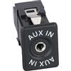 Besttoolifes Modulo porta audio AUX nero ABS 12 V adattatore di ingresso stereo per auto compatibile con Jetta 2006-2015, Scirocco 2009-2014, per Passat 2008-2015, T5,