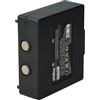 vhbw batteria compatibile con Hetronic Mini 68300990, Mini 68300940 Radiocomando Industriale, Telecomando (2200mAh, 3,6V, NiMH) - Nero