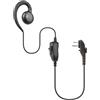 Generic Auricolare a forma di C compatibile con radio Midland G15Pro G18 HYT Hytera HYT210 PD405 PD505 TC-620 Walkie Talkie con microfono PTT in linea a 2 pin con vite