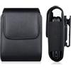 Jlyifan Custodia a portafoglio in ecopelle con clip da cintura girevole per Samsung Galaxy Z Flip7, Flip 6/5/4/3, Motorola Razr+ 2023 Motorola RAZR 60 50 40 Ultra