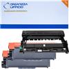 Organizza Ufficio 2 Toner TN2320 + 1 Drum DR2300 Compatibili per Brother HL-L2300D HL-2340DW HL-2360DN HL-2365DW DCP-L2500D DCP-L2520DW DCP-L2540DN MFC-L2700DW MFC-L2740DW DCP-L2560DW MFC-L2720DW