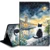 Bxgolkgd Custodia per tablet per Amazon Kindle Fire HD 8 (8a/7a/6a generazione 2018/2017/2016), custodia antiurto con supporto con dissipazione del calore, funzione di accensione/spegnimento