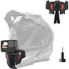 TELESIN enSkate Upgraded Motorcycle Helmet Chin Mount for GoPro Max Hero 10 9 8 7 6 Insta 360 One R One X DJI Osmo Action Cellphone and More Action Camera, with Go Pro Mount Adapter Screw Accessories