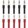 Gucagle Banana Plug Connector Adapter 4mm Male to 2mm Female Banana Plug Adapter for Multimeters Electronic Instruments Industrial Equipment PA Brass Material 5Set Red Black