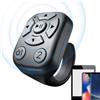 Vuggdt Telecomando wireless da dito, anello di scorrimento a distanza blu-tooth, anello di scorrimento intelligente per la punta delle dita, scorrimento wireless per dita, otturatore remoto della fotocamera,