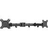 Duronic DM25P2 Braccio doppio di ricambio - Due bracci DM25 per VESA standard - Bracci schermo doppio aggiuntivo - Compatibile con tutti i supporti scrivania Duronic - In alluminio nero