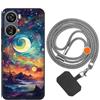 vingarshern Cover ZTE Blade V50 Design Custodia in Silicone Sottile,ZTE Blade V50 Design Cover Antiurto Con Motivo,ZTE Blade V50 Design Case Silicone Con Catena/Cordino per Cellulare,Modèle*06